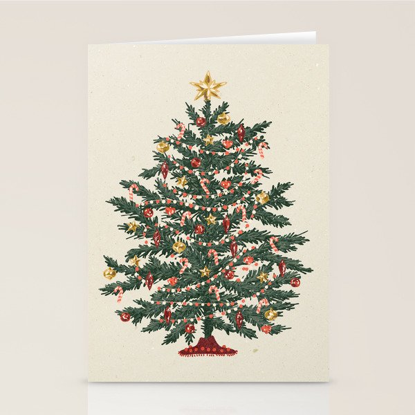 Christmas tree Stationery Card Gallery Image 1