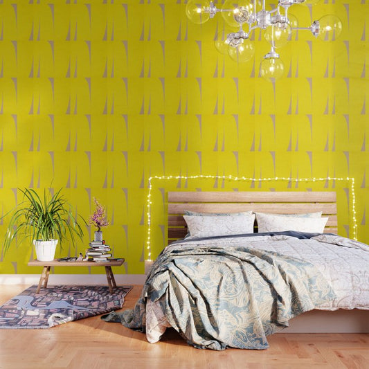 simple abstract shape-04 yellow Wallpaper Gallery Image 2