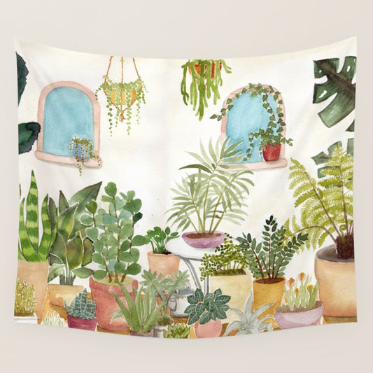 plant lady Wall Tapestry Gallery Image 2