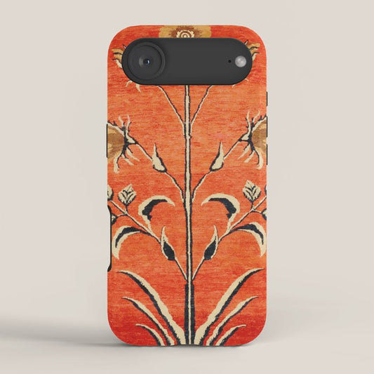 Vintage Floral Persian Rug Print iPhone Case Gallery Image 2