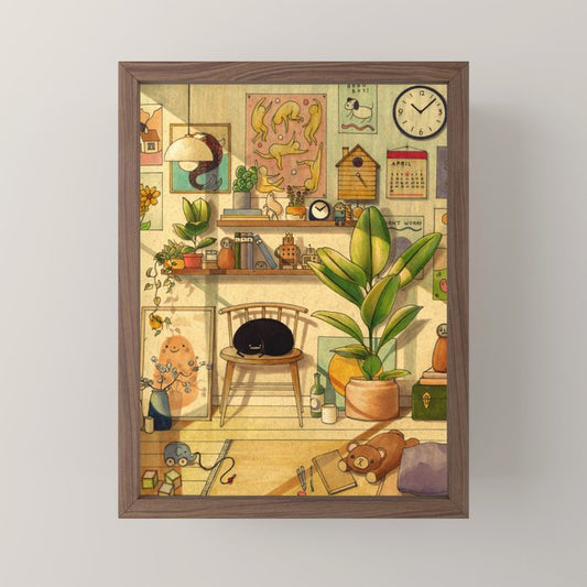 Afternoon Sun Mini Art Print Gallery Image 2