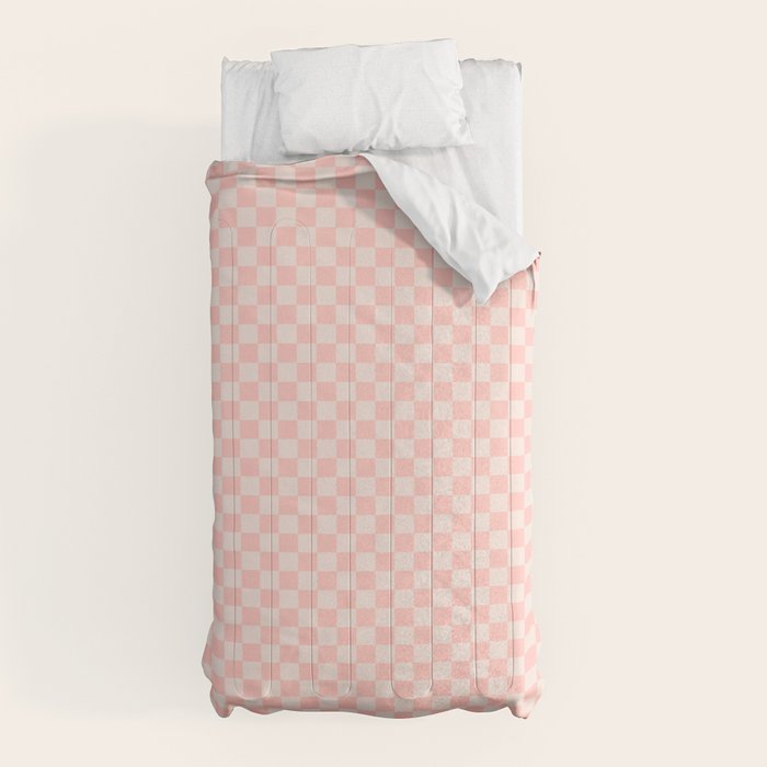 Check VII - Pink â Checkerboard Print Comforter Gallery Image 10