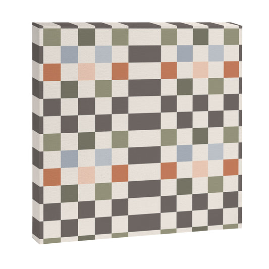 Fall Checkerboard Canvas Print Gallery Image 2