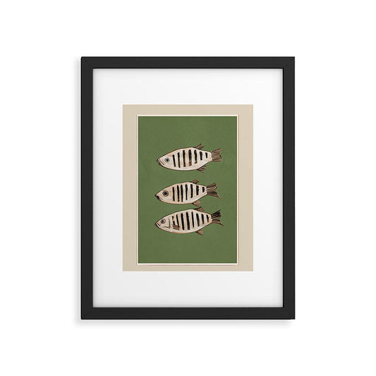 Abstract Fish Study II Framed Art Print Gallery Image 2