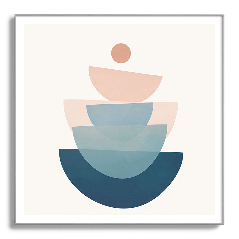 Abstract Minimal Shapes 31 Framed Art Print Gallery Image 142