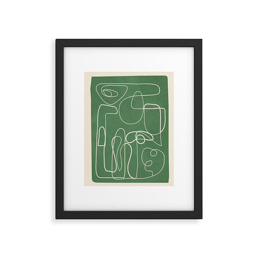 Lines in Space 7 Framed Art Print Gallery Image 2