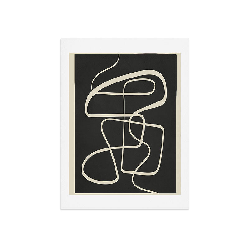 Modern Abstract Lines - Noir Art Print Gallery Image 7