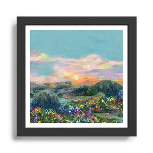 Sunset Landscape Framed Art Print Gallery Image 2