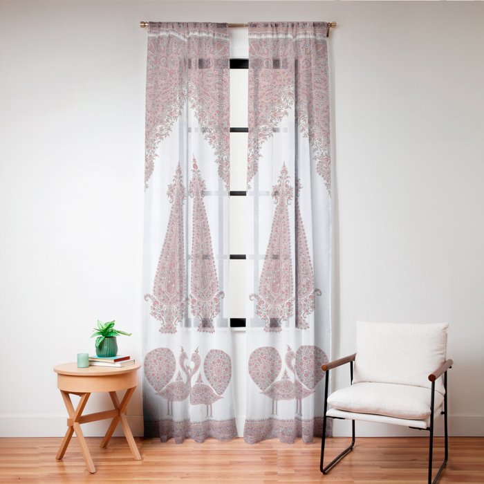 Kerman South Persian Embroidery Print Window Curtain Gallery Image 24