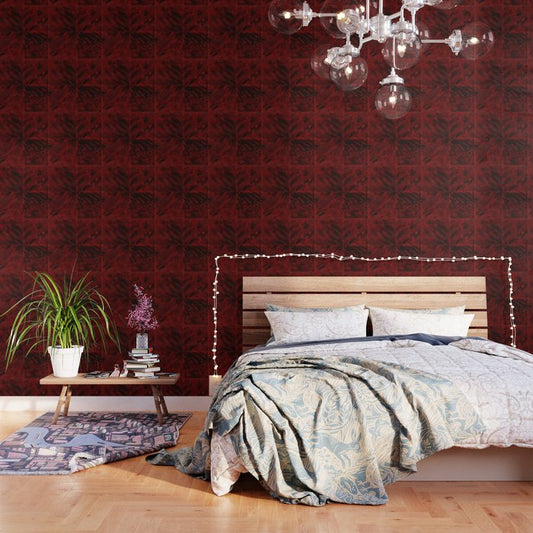 Faux Tortoiseshell 2 - Red Wallpaper Gallery Image 2