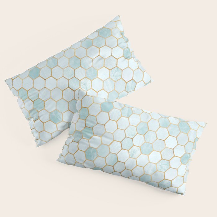 Mermaid Stone with Metallic Accent Pillow Sham Gallery Image 4