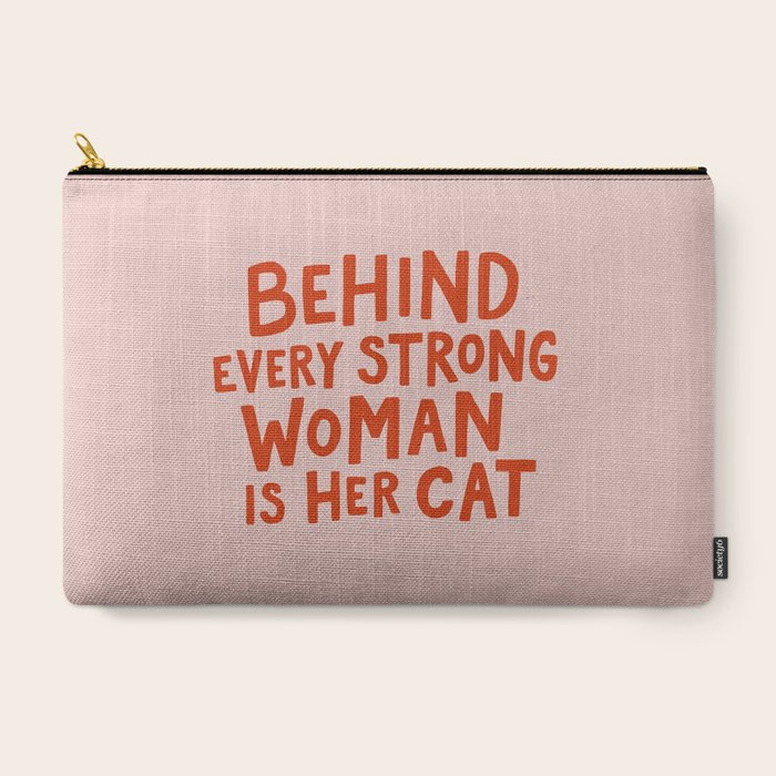 Behind Every Strong Woman Carry All Pouch Gallery Image 3