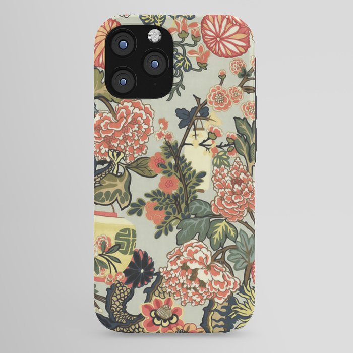 Chinese Dragon Vintage Floral Pattern iPhone Case Gallery Image 44