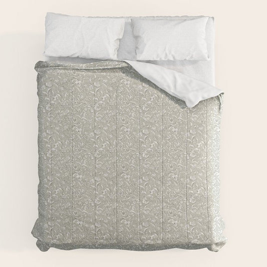 Painterly Florals - Sage Comforter Gallery Image 2