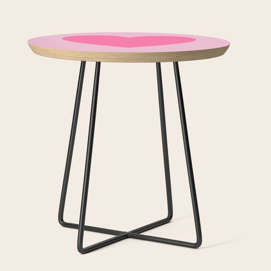 Pink Heart Side Table Gallery Image 2