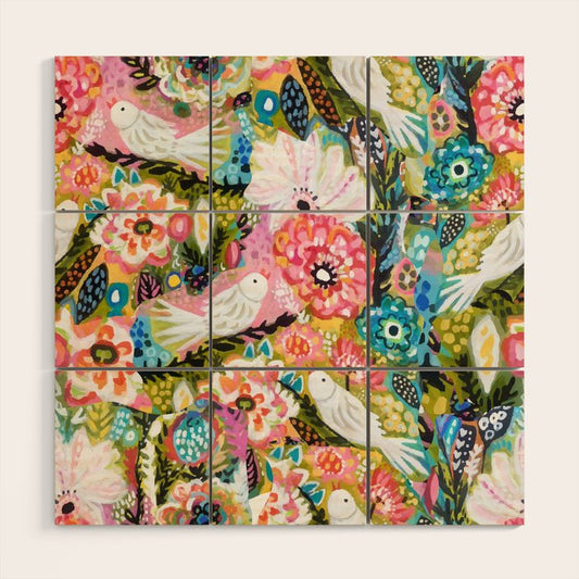 BOHEMIAN BIRDS Wood Wall Art Gallery Image 2