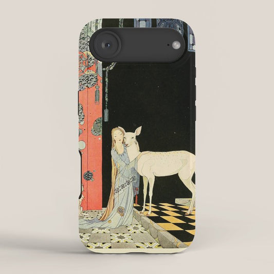 Art by Virginia Frances Sterrett from "Old French Fairy Tales," 1920 iPhone Case Gallery Image 2