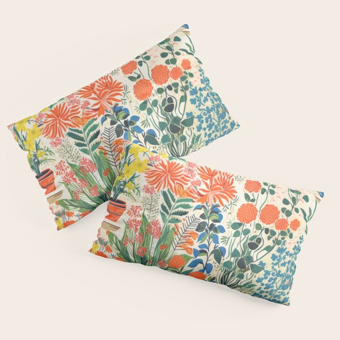 Colourful Flower Nursery Pillow Sham Gallery Image 4