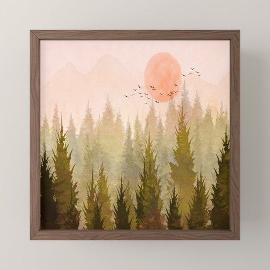 Hill Morning Mini Art Print Gallery Image 2