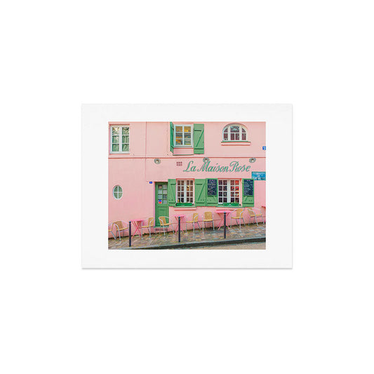 La Maison Rose Cafe in Paris Art Print Gallery Image 2