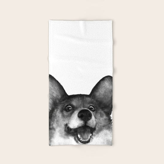 Corgi Hand & Bath Towel Gallery Image 2