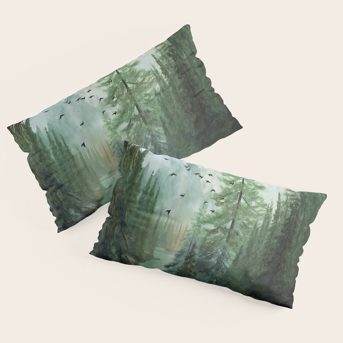 Mountain Morning 2 Pillow Sham Gallery Image 4
