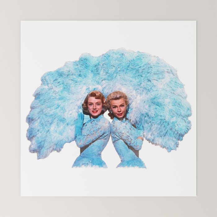 Sisters - White Christmas - Watercolor Mini Art Print Gallery Image 6