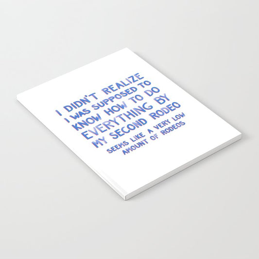 This Is My Second Rodeo Notebook Gallery Image 2