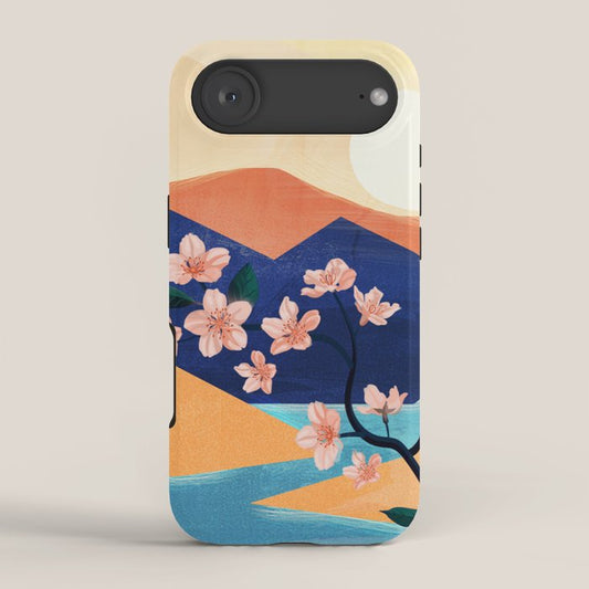Warm spring sunchine near the flowing river iPhone Case Gallery Image 2