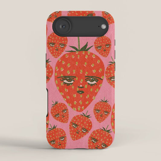 Unimpressed Strawberry iPhone Case Gallery Image 2