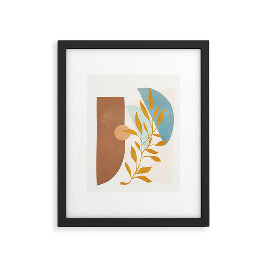 Soft Abstract Shapes 01 Framed Art Print Gallery Image 2