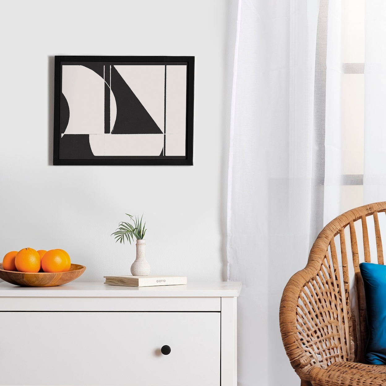 Simplex Abstract Framed Poster 12x16