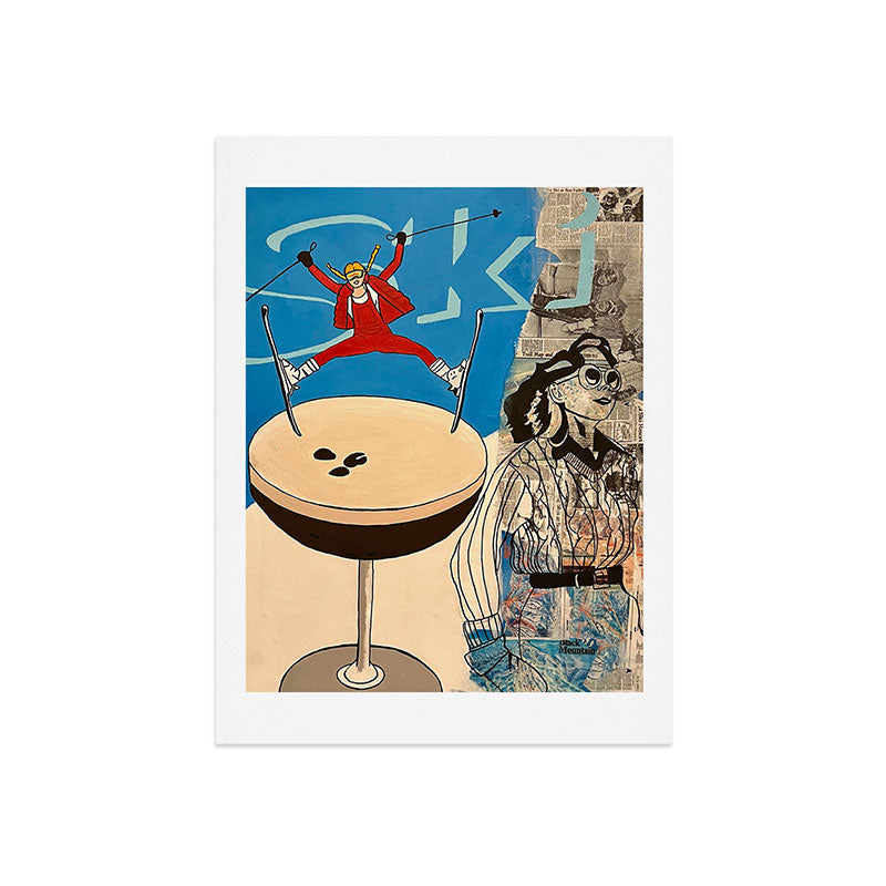 ski! painting Art Print Gallery Image 7