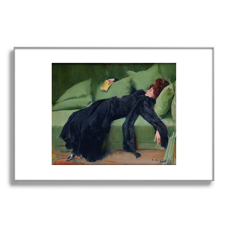 Decadent Young Woman after the Dance Framed Art Print Gallery Image 101