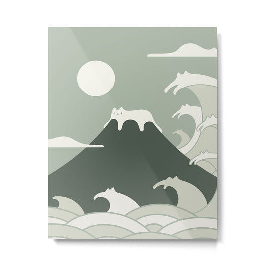 Cat Landscape 108 Metal Print Gallery Image 2