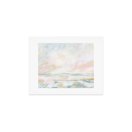 Golden Hour - Pastel Seascape Art Print Gallery Image 2