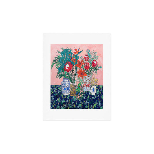 The Domesticated Jungle - Floral Still Life Art Print Gallery Image 2