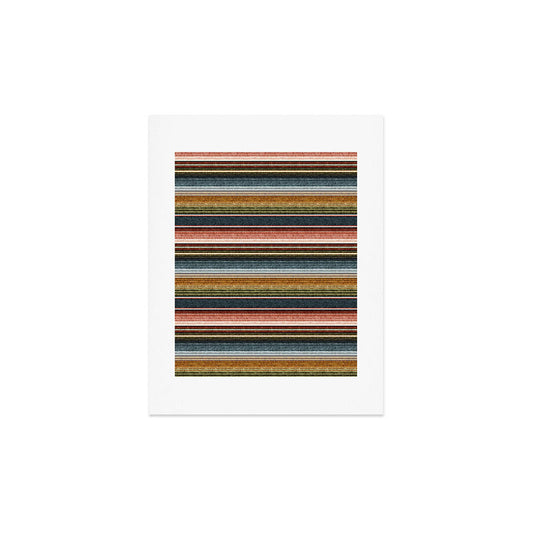 serape southwest stripe - earth tones Art Print Gallery Image 2