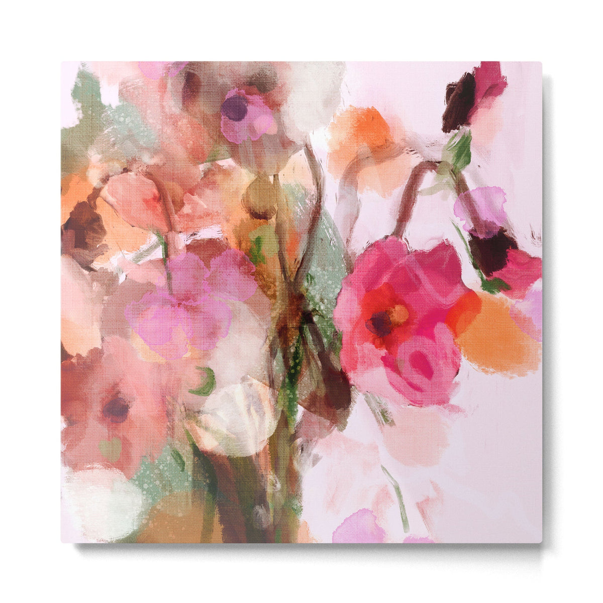floral abstract 3 22 Metal Print Gallery Image 5
