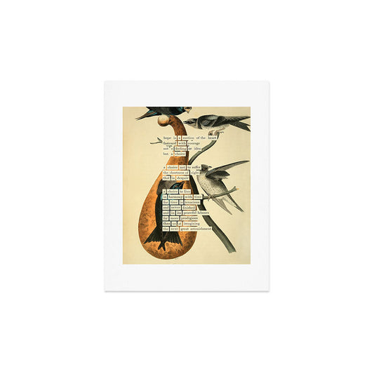 Purple Martin Divination from # An Almanac of Birds # Divinations for Uncertain Days Art Print Gallery Image 2