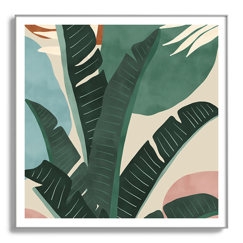 Modern jungle shapes Framed Art Print Gallery Image 142