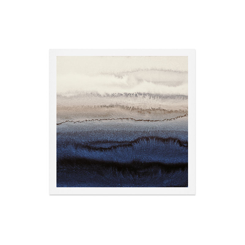 WITHIN THE TIDES WINTER BLUES by Monika Strigel Art Print Gallery Image 2