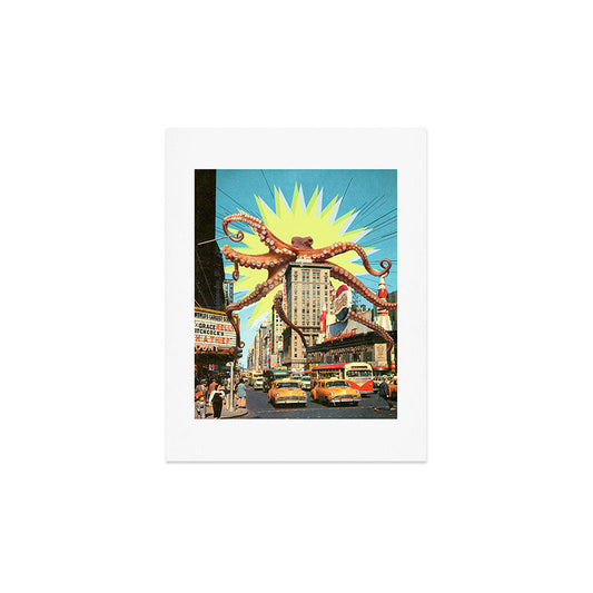 Attack of the Octopus Art Print Gallery Image 2