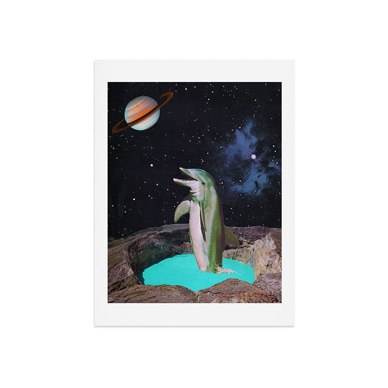 Planet Dolphin Art Print Gallery Image 7