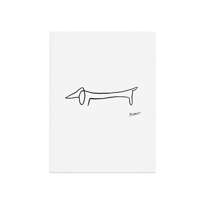 Picasso's sausage dog Art Print Gallery Image 7