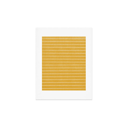 Classic Stripe (Yellow) Art Print Gallery Image 2