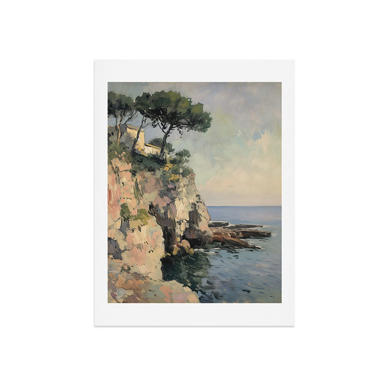 Cliff Impressionist Painting Art Print Gallery Image 7