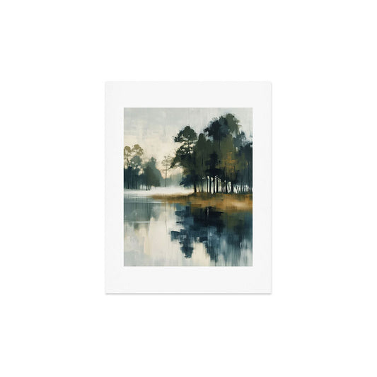 Country Lake II Art Print Gallery Image 2