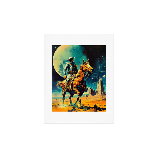 The Space Cowboy Art Print Gallery Image 2