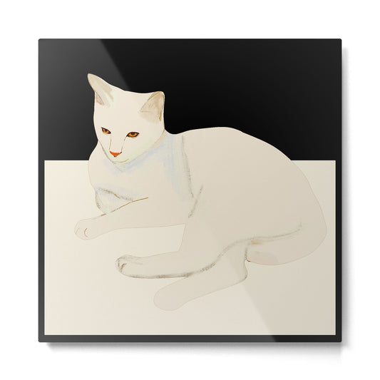 Minimal Abstract Art Cat 6 Metal Print Gallery Image 2